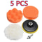Car Polishing Sponge Pads Kit For Waxing And Scratch Removal 10