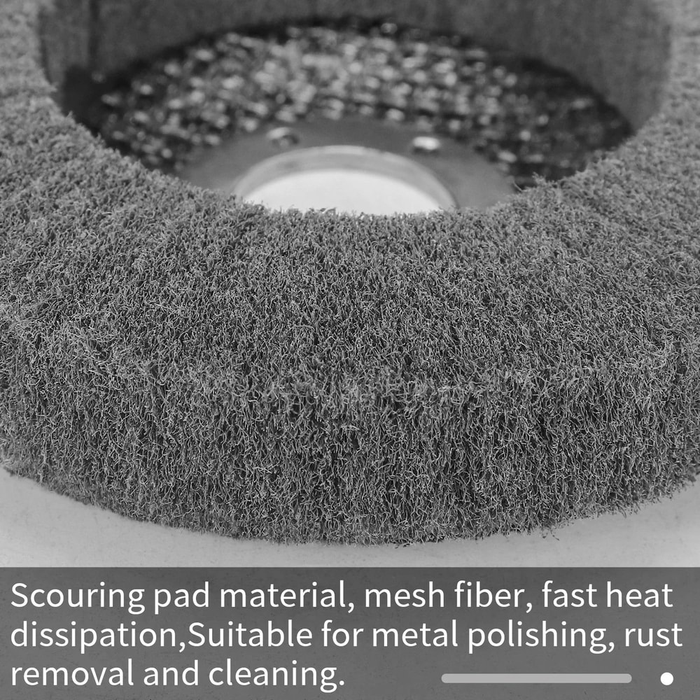 Nylon Fiber Flap Polishing Wheel Disc For Angle Grinders 800 Grit 5