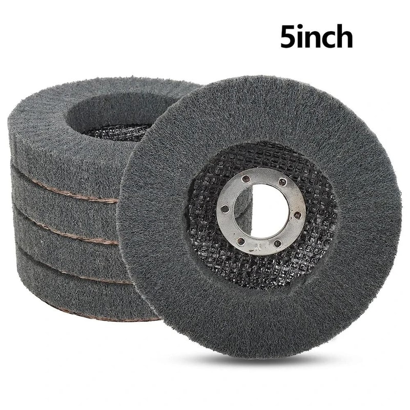Nylon Fiber Flap Polishing Wheel Disc For Angle Grinders 800 Grit 8