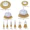 Wire Brush Wheel And Cup Brush Set For Drill 10 Piece Coarse Crimped Set 3