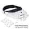 LED Headband Magnifier With Interchangeable Lenses For Hands Free Work 0