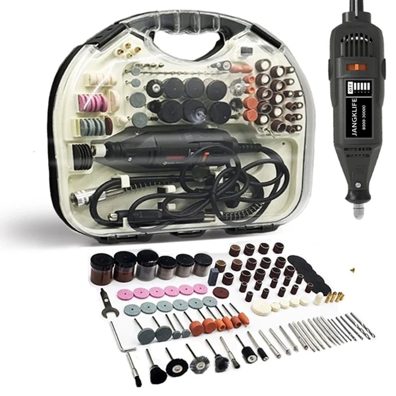 Electric Mini Drill And Rotary Tool Kit With Variable Speed For Engraving Grinding And Polishing 0