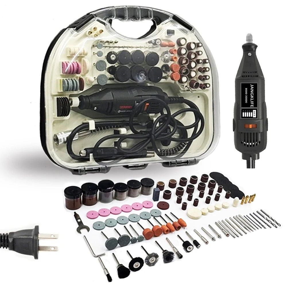 Electric Mini Drill And Rotary Tool Kit With Variable Speed For Engraving Grinding And Polishing 6