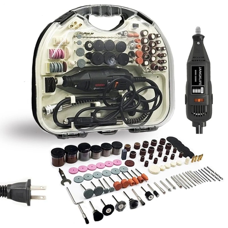 Electric Mini Drill And Rotary Tool Kit With Variable Speed For Engraving Grinding And Polishing 6