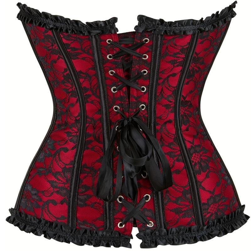 Gothic Overbust Waist Slimming Corset Top 1