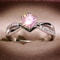 Zirconia Six Claw Elegant Ring For Women 8