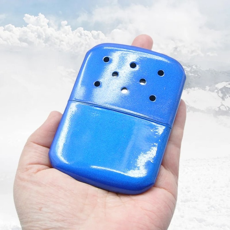 Reusable Liquid Fuel Hand Warmer Portable Metal Pocket Heater 5