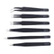 Anti Static Stainless Steel Precision Tweezer Set 6 Piece 2