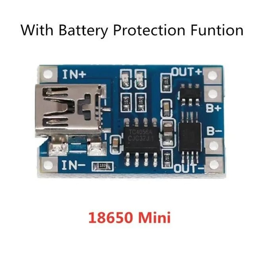 18650 Lithium Battery Charger Module 5V 1A With Protection 6