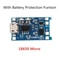 18650 Lithium Battery Charger Module 5V 1A With Protection 8