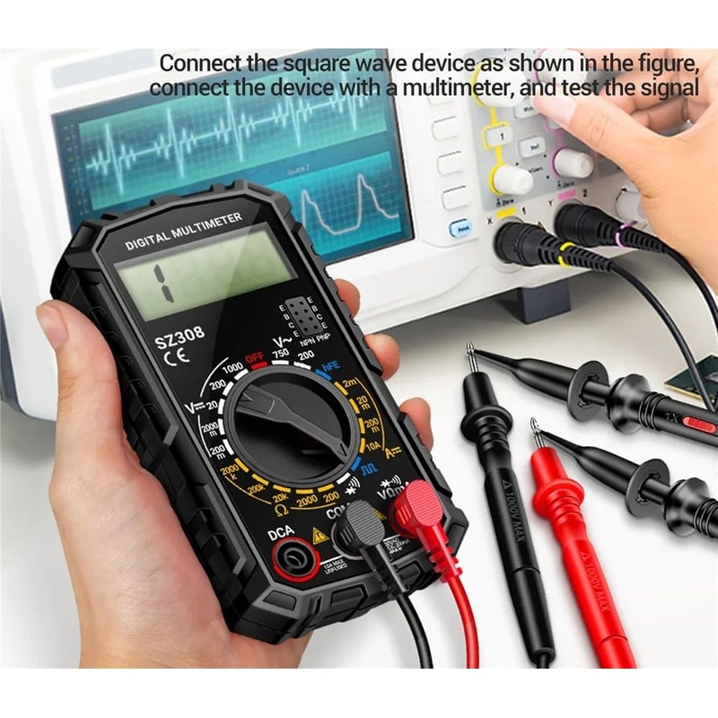 Digital Multimeter AC DC Voltage And Current Tester 1