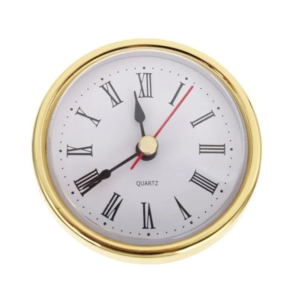 Quartz Clock Insert With Roman Numerals 65mm Round Craft Clock Head 2