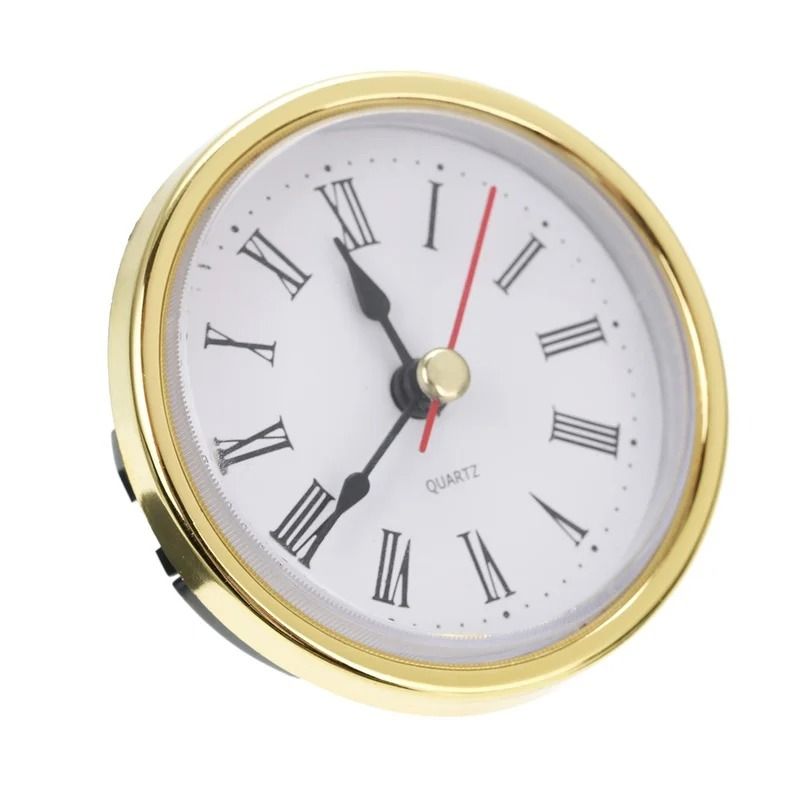 Quartz Clock Insert With Roman Numerals 65mm Round Craft Clock Head 3