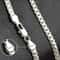 Sterling Silver Full Sideways Chain Necklace 6mm For Men And Women 1