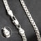 Sterling Silver Full Sideways Chain Necklace 6mm For Men And Women 1