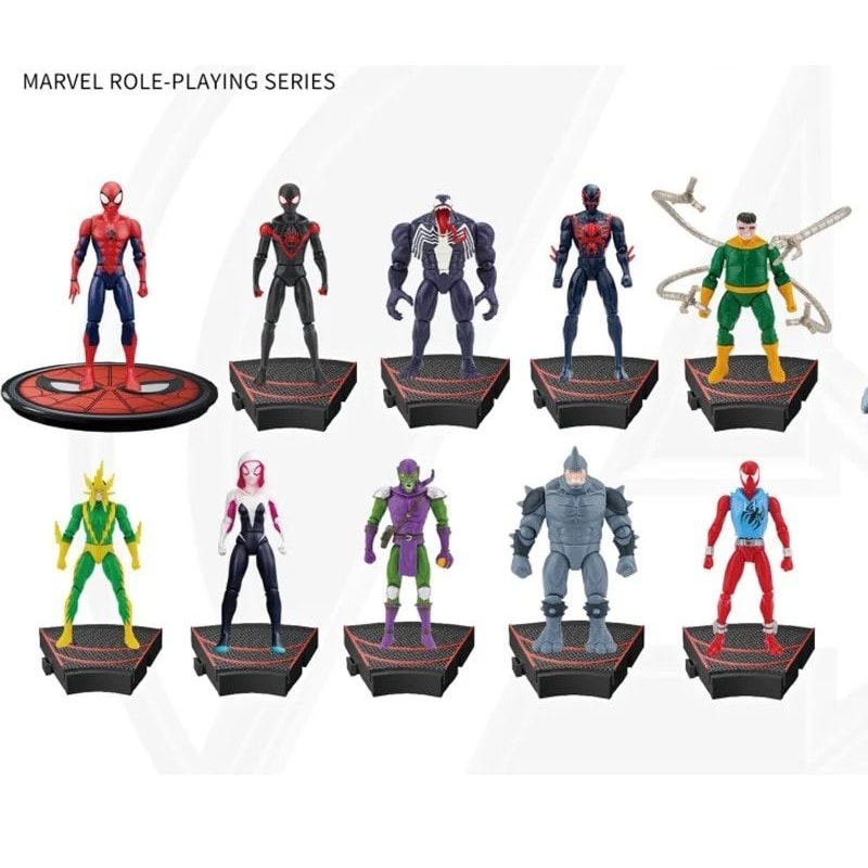 Spider Hero 4 Inch Action Figures Collectible Toy Series 2