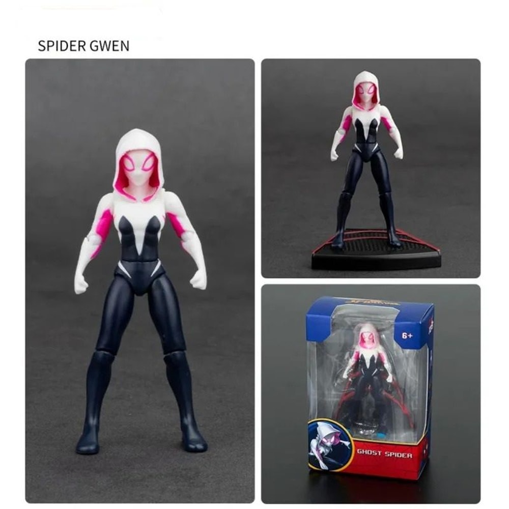 Spider Hero 4 Inch Action Figures Collectible Toy Series 8