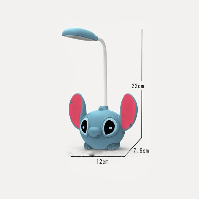 LED Character Desk Lamp With Pencil Sharpener And Rechargeable Foldable Light 6