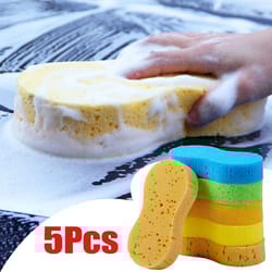 large honeycomb car wash sponge high density auto cleaning foam block