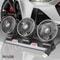 Car Fan With Dual Heads 360 Degree Adjustable Air Circulator USB 12V 24V 11