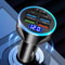 Fast Charge Car Charger With Digital Display 4 USB And 2 PD Ports 3