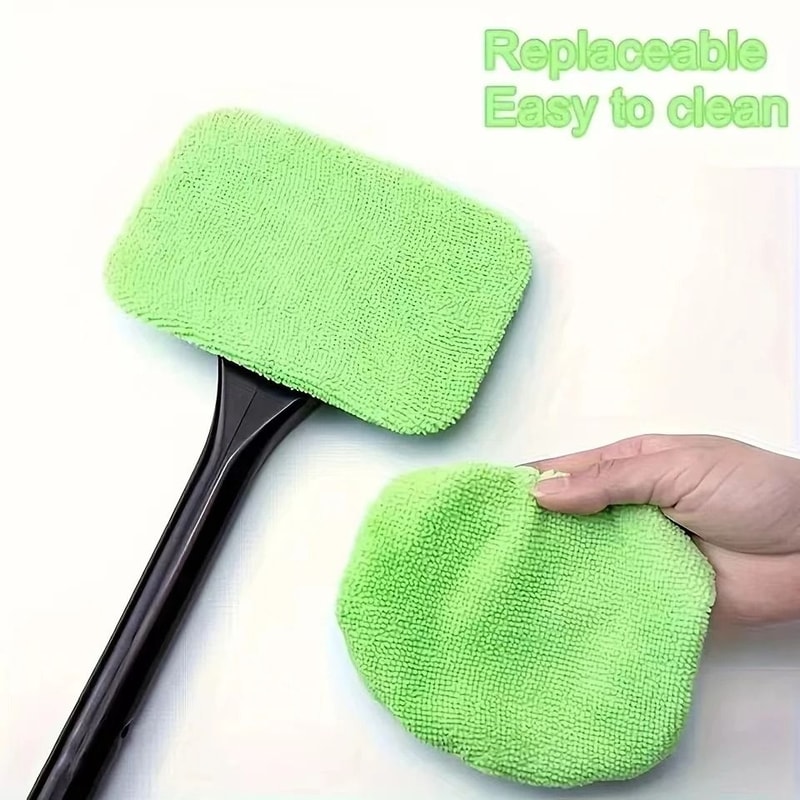 Long Handle Car Window Cleaner Brush For Interior Windshield And Glass 4