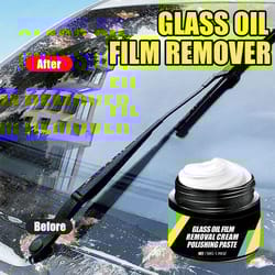 car glass polish coating kit for windshield oil film removal and anti rain protection