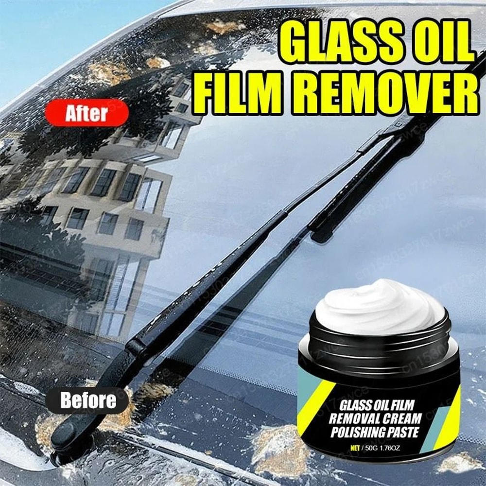 Car Glass Polish Coating Kit For Windshield Oil Film Removal And Anti Rain Protection 1