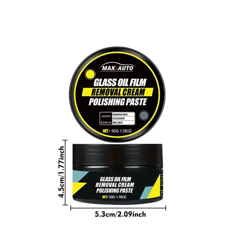 Car Glass Polish Coating Kit For Windshield Oil Film Removal And Anti Rain Protection 2