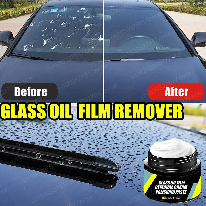 Car Glass Polish Coating Kit For Windshield Oil Film Removal And Anti Rain Protection 3