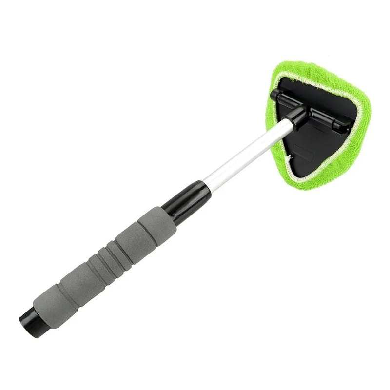 Telescopic Car Windshield Cleaning Brush With Microfiber Head 8