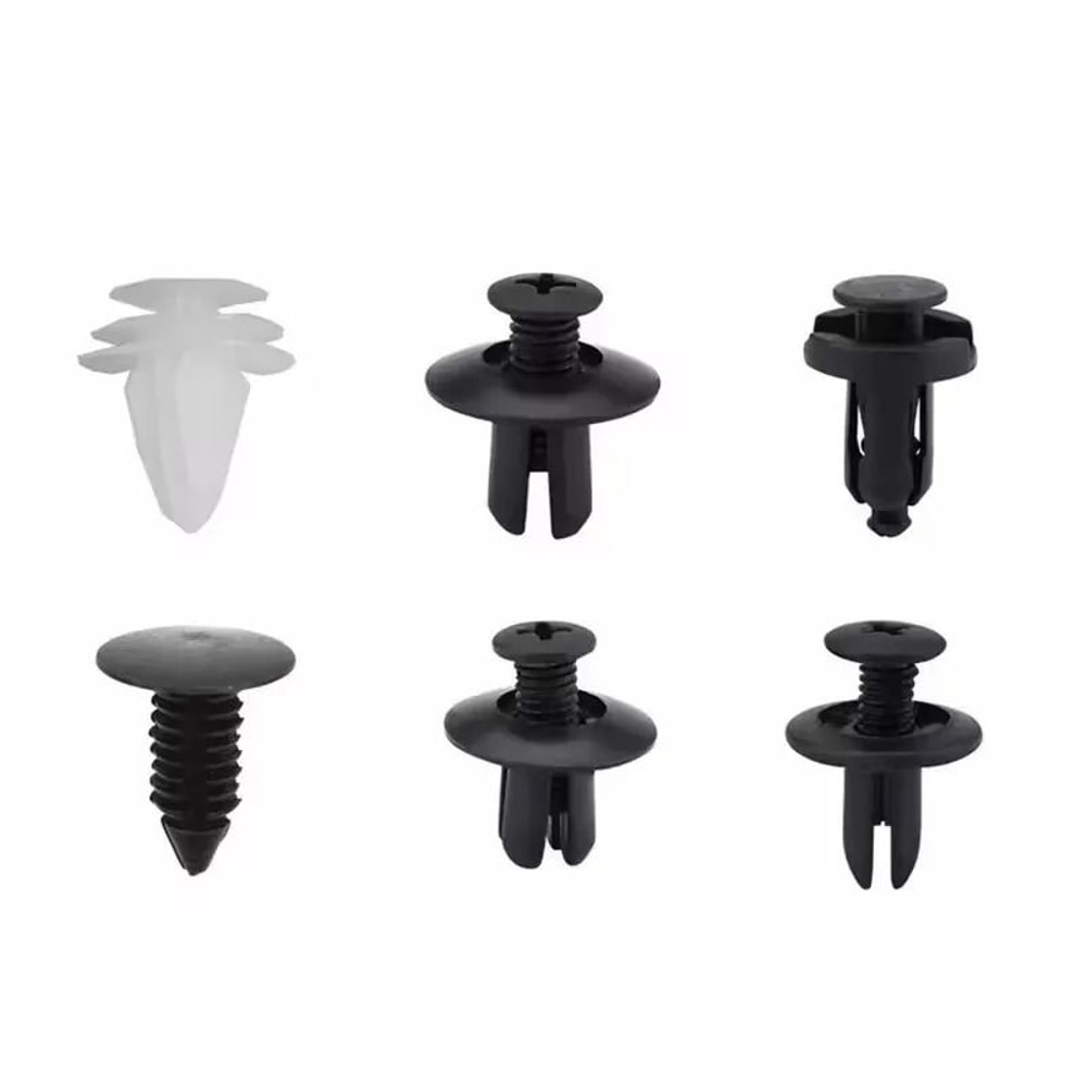 Auto Fastener Clips Kit Mixed Car Body Push Retainer And Trim Panel Rivet Set 6