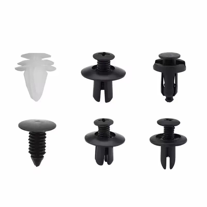 Auto Fastener Clips Kit Mixed Car Body Push Retainer And Trim Panel Rivet Set 6