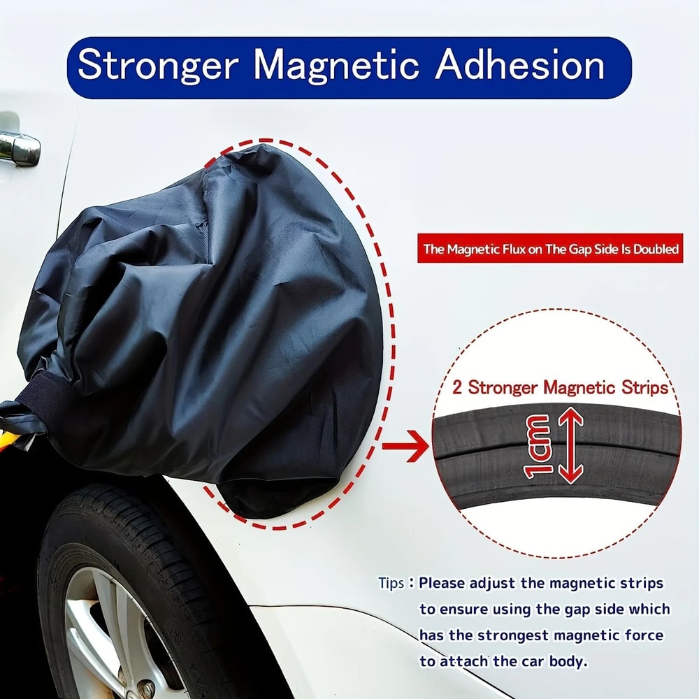 Magnetic EV Charger Port Cover For Weather Protection And Heat Insulation 4