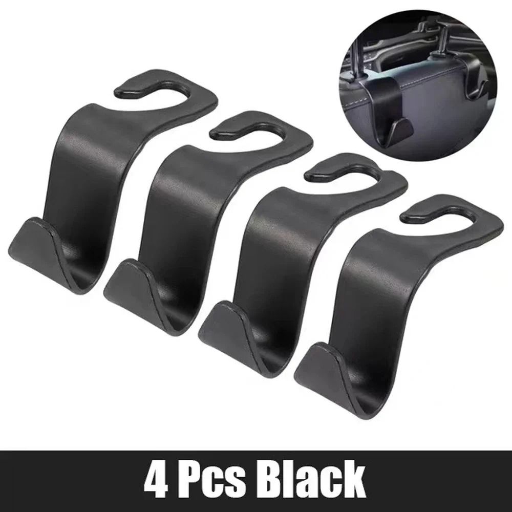 Universal Car Seat Headrest Hook Set For Back Seat Storage Organization 1