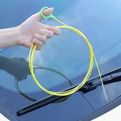 car drain unclogger cleaning brush long hose sunroof and drain hole cleaner tool