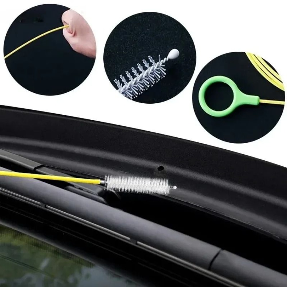 Car Drain Unclogger Cleaning Brush Long Hose Sunroof And Drain Hole Cleaner Tool 1
