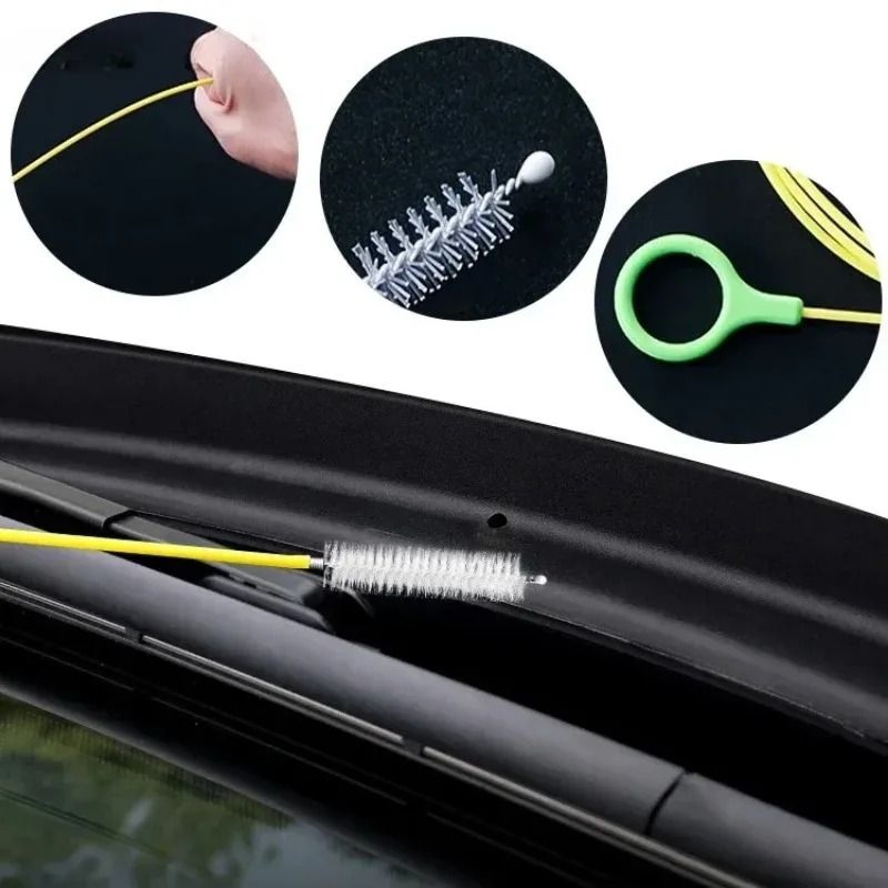 Car Drain Unclogger Cleaning Brush Long Hose Sunroof And Drain Hole Cleaner Tool 1