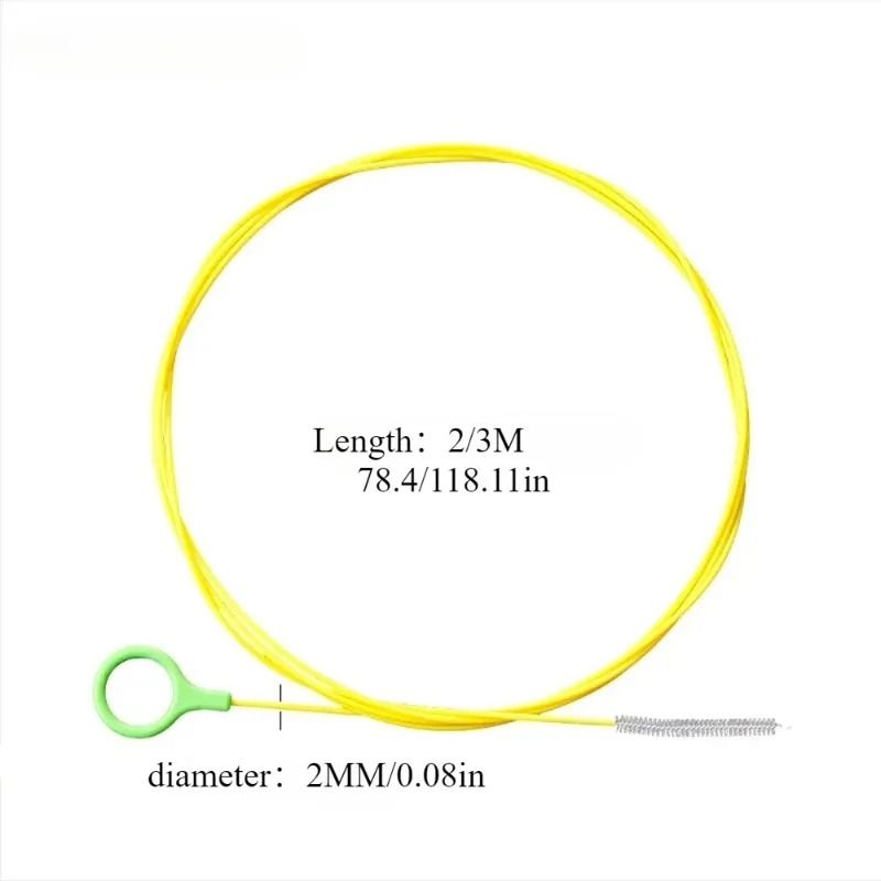 Car Drain Unclogger Cleaning Brush Long Hose Sunroof And Drain Hole Cleaner Tool 3