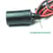 12V Car Battery Clip Adapter With Cigarette Lighter Socket High Power Copper Clamps 2