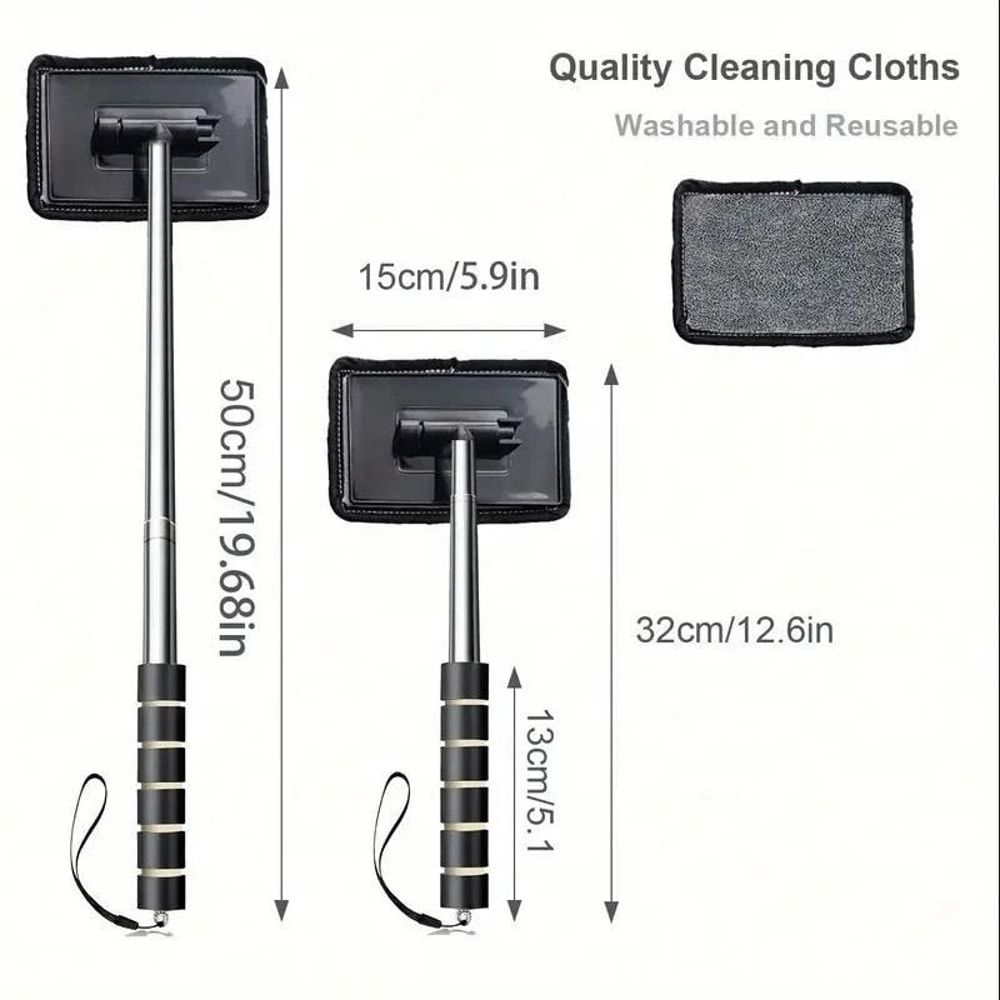 Telescopic Windshield Water Scraper Car Glass Wiper Cleaning Tool 3