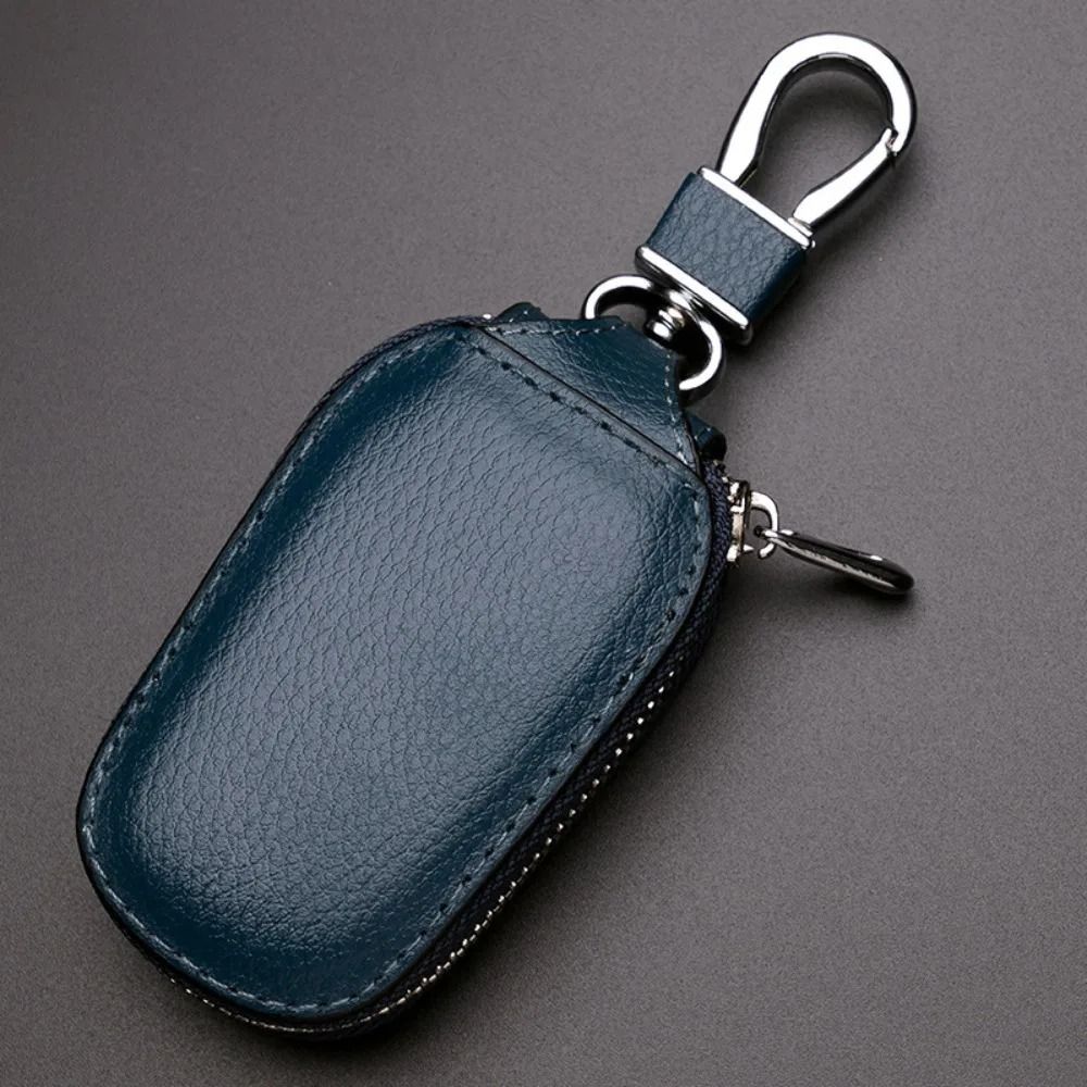 Leather Key Holder Case Keychain Wallet Organizer For Car Keys And House Keys 6