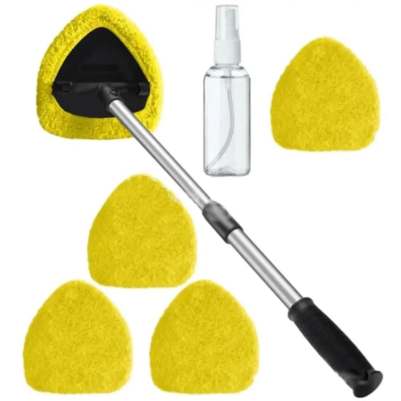 Telescopic Windshield Brush Microfiber Window Glass Cleaner Mist Eliminator 9