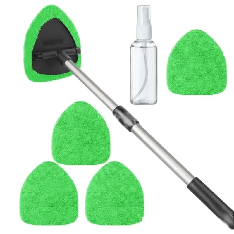 Telescopic Windshield Brush Microfiber Window Glass Cleaner Mist Eliminator 7