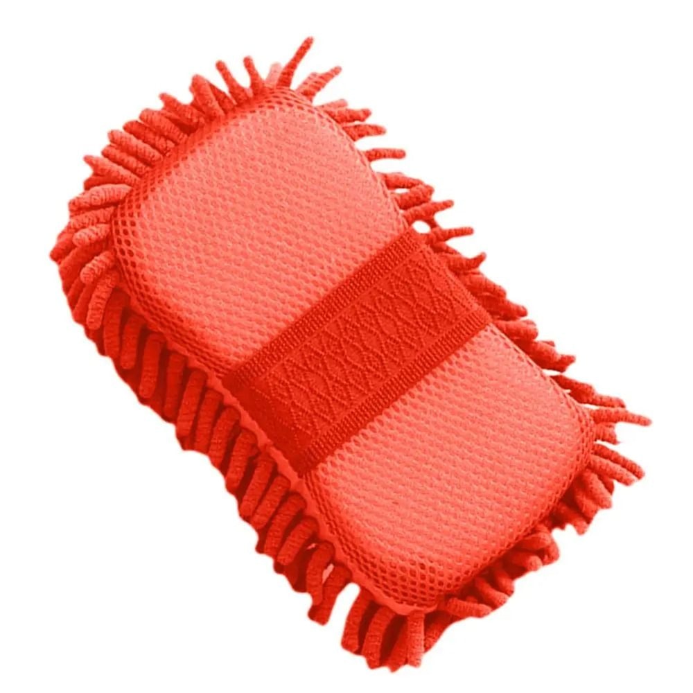 Microfiber Car Wash Glove Chenille Cleaning Sponge For Auto Detailing 10