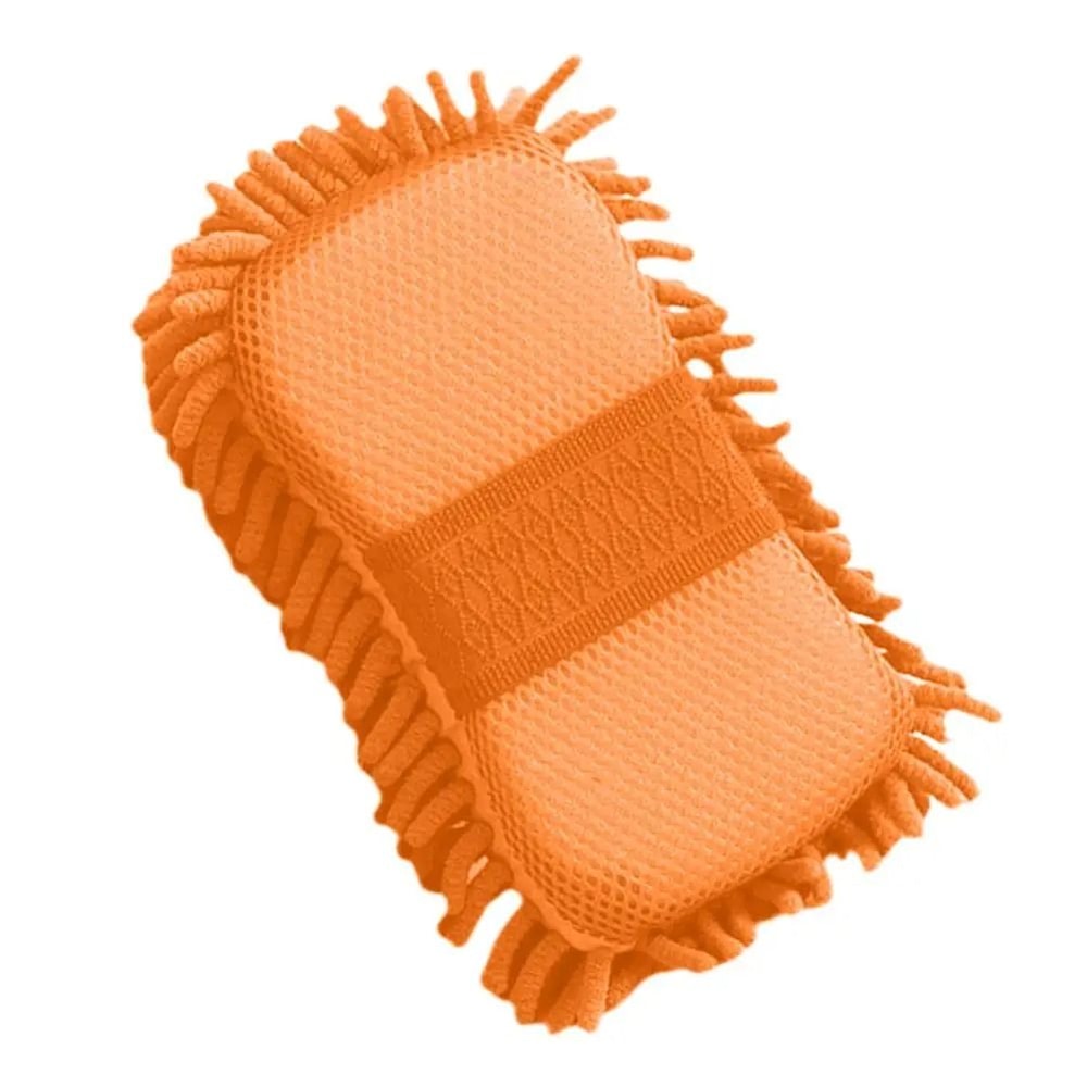 Microfiber Car Wash Glove Chenille Cleaning Sponge For Auto Detailing 6