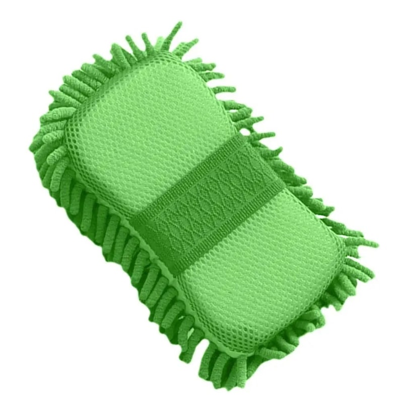 Microfiber Car Wash Glove Chenille Cleaning Sponge For Auto Detailing 7
