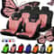 Butterfly Embroidery Car Seat Cover Set Universal Fit Front Or Full Set 0