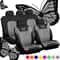 Butterfly Embroidery Car Seat Cover Set Universal Fit Front Or Full Set 1