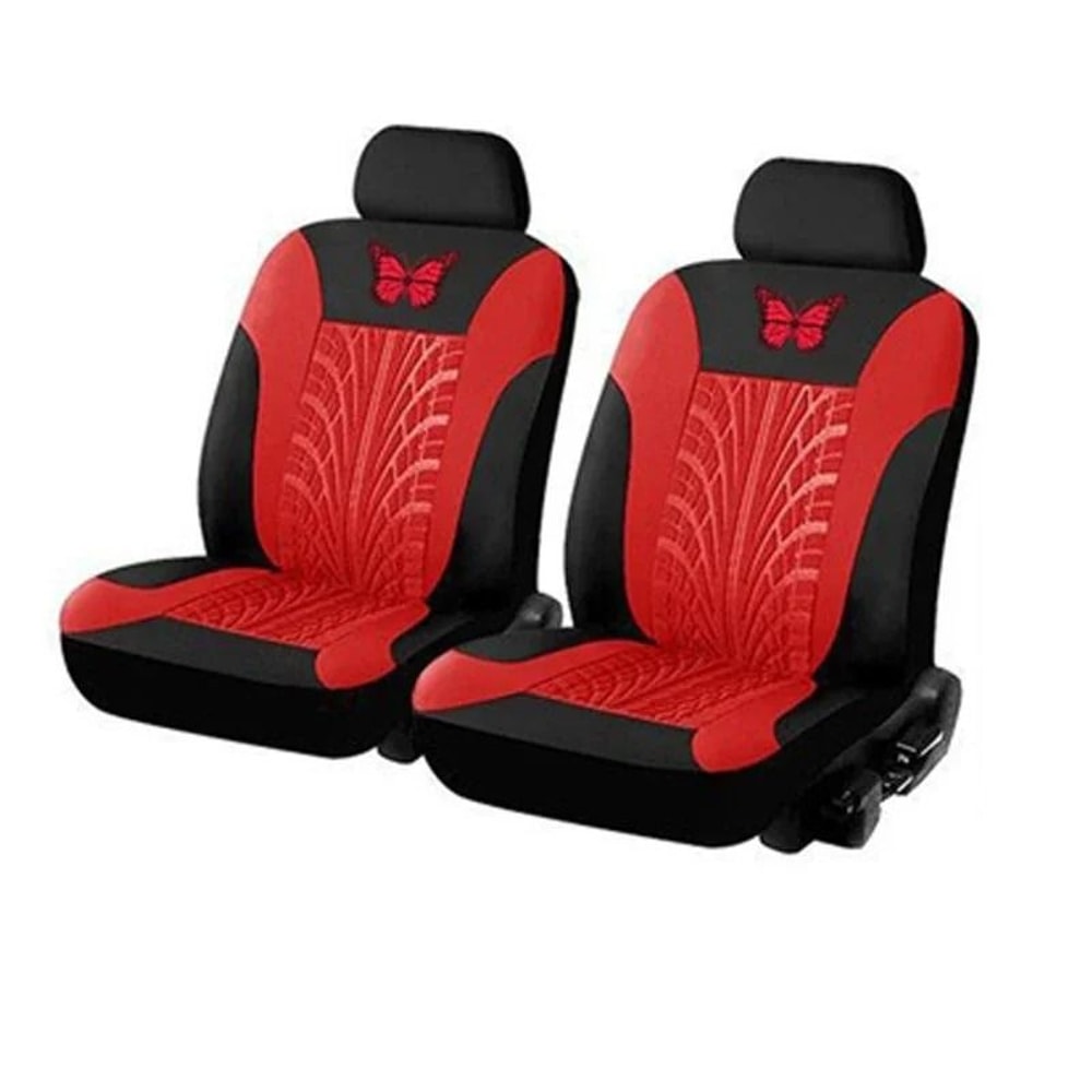 Butterfly Embroidery Car Seat Cover Set Universal Fit Front Or Full Set 13